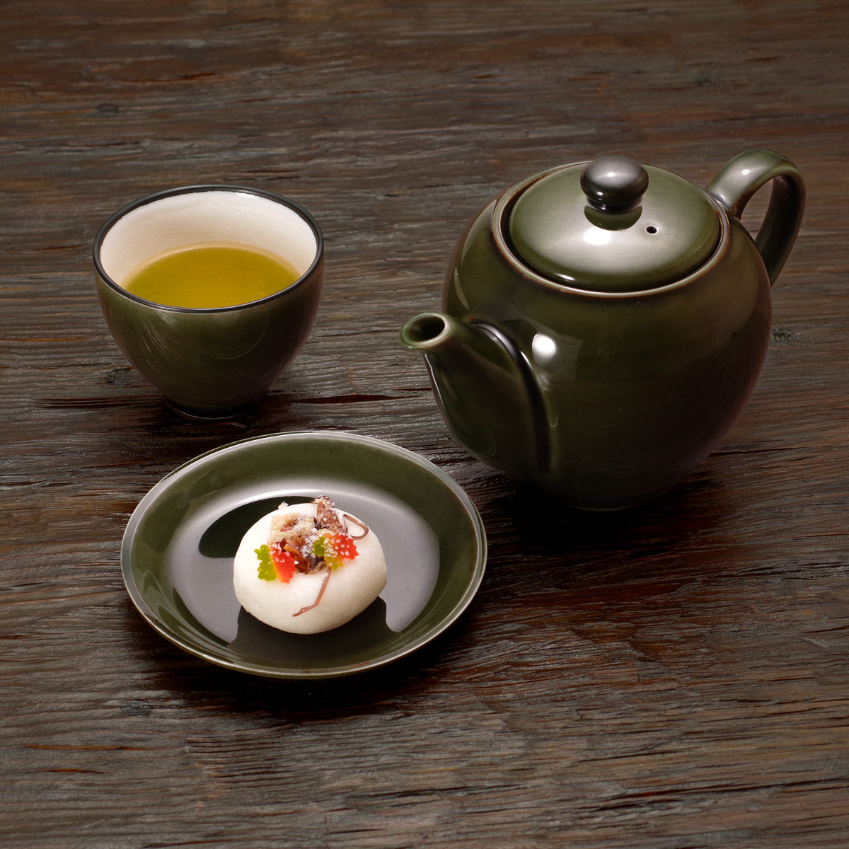 【SDGs】Re:Greentea 末広湯呑み(内白)