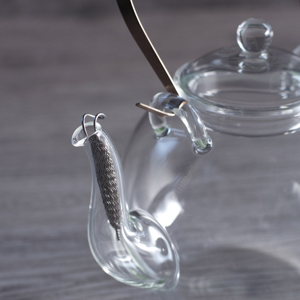 【透-Tou-】ジャンピングティーポット メタルストレーナー/ゴールド