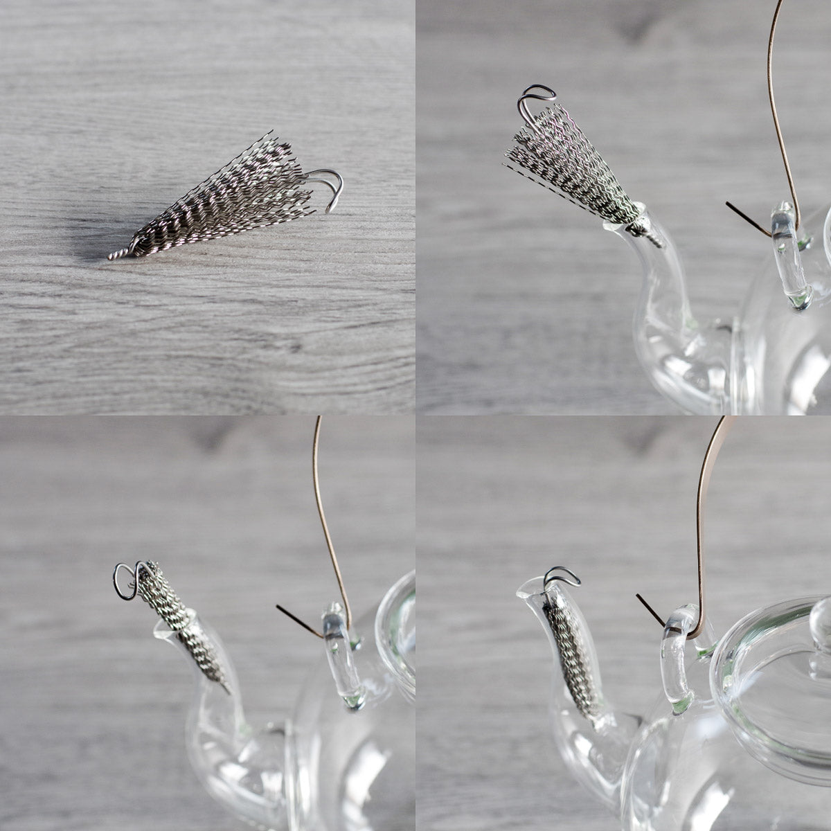 【透-Tou-】ジャンピングティーポット メタルストレーナー/ゴールド