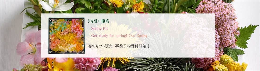 【SAND-BOX】春キット販売開始予定のお知らせ