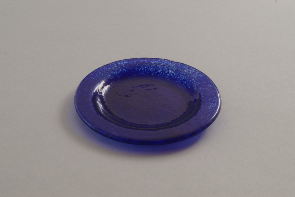 【Prism】硝子ミニプレート<ブルー>