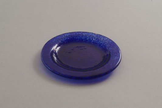 【Prism】硝子ミニプレート<ブルー>