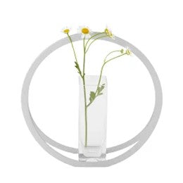 【flower vase】UTAKATA シルバー　サイズS/M