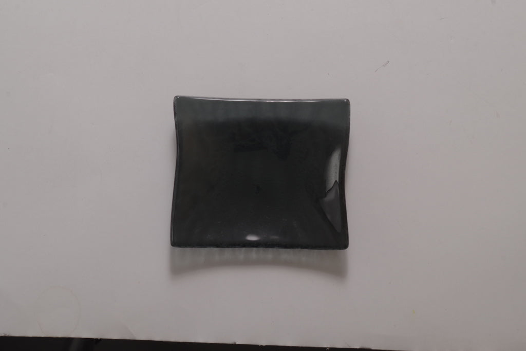 【Prism】ミニ長角硝子プレート<ブラック>