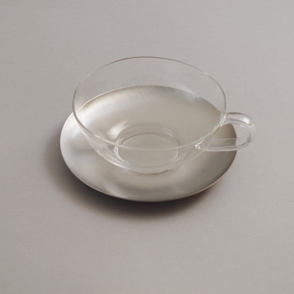 【透-Tou】シルバーフラットソーサー