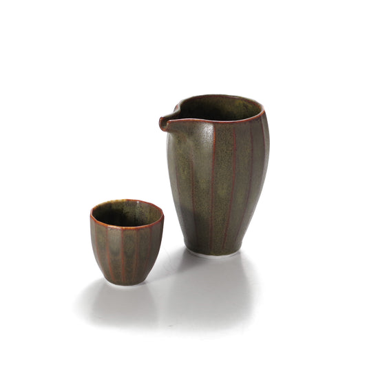 【酒器】グイノミ・カタクチ モスグリーン